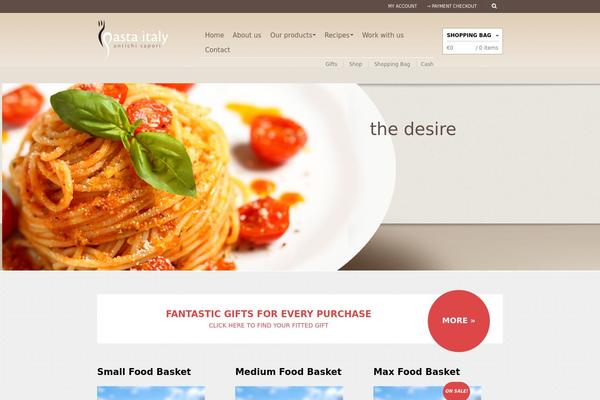 The Retailer theme site design template sample