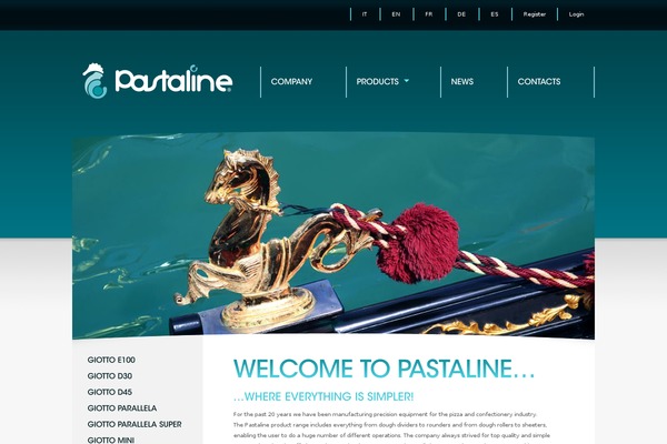 pastaline.it site used BigFeature