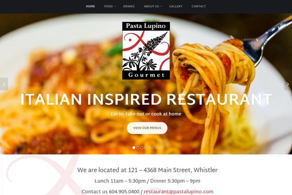 MyCuisine theme site design template sample