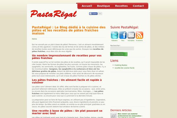 pastaregal.fr site used Pastaregal