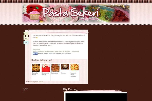 Cupcake Love theme site design template sample