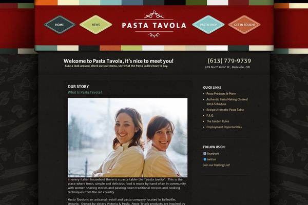 pastatavola.ca site used Themeology
