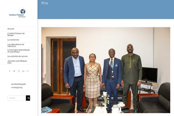 WordPress website example screenshot