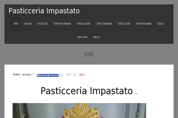 pasticceriaimpastato.it site used Bakes And Cakes