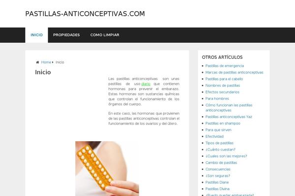 pastillas-anticonceptivas.com site used Schema