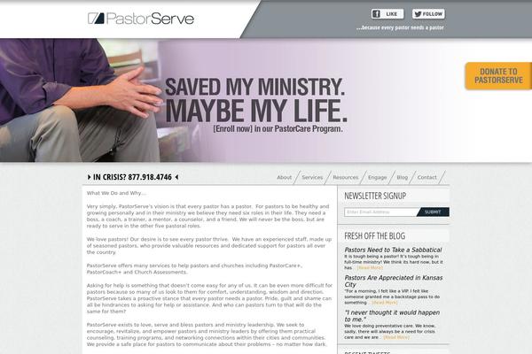pastorserve.net site used Pastorserve