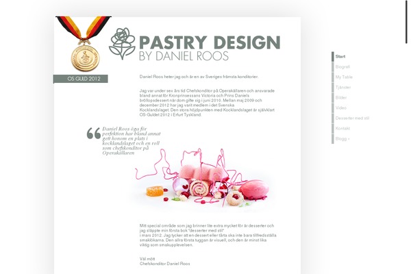 pastrydesign.se site used Pastrydesign