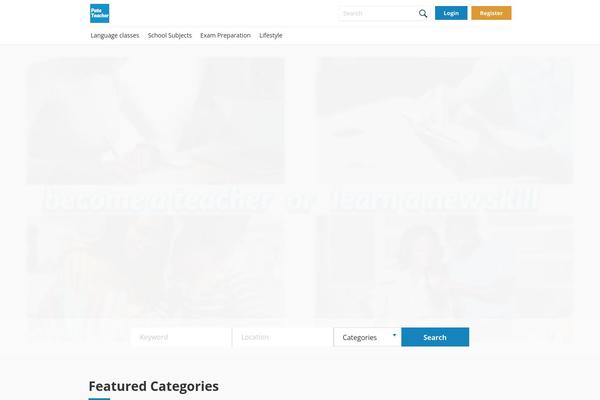 Wpjobster theme site design template sample