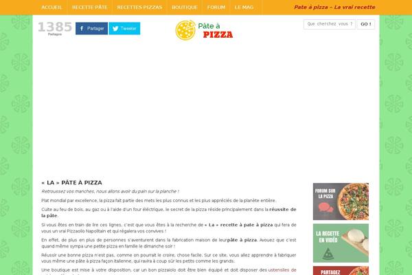 pate-a-pizza.com site used Pate