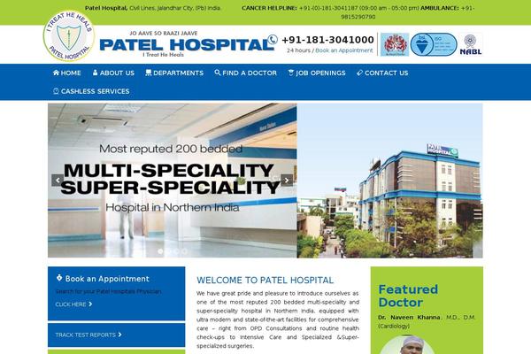 patelhospital.com site used Patel