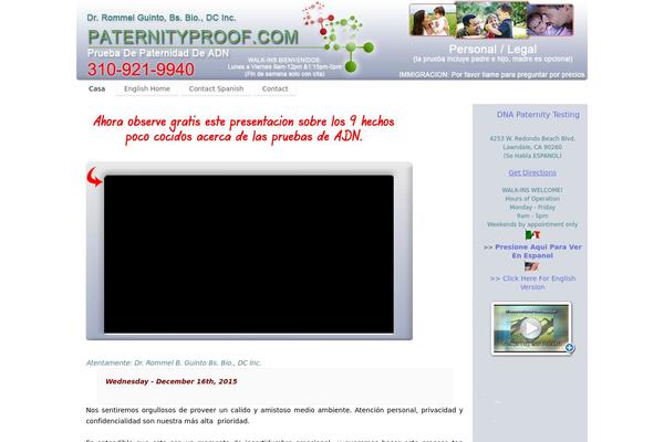 WordPress website example screenshot