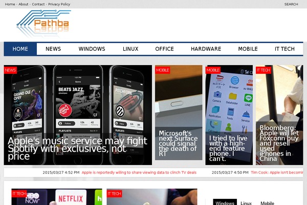 WordPress website example screenshot