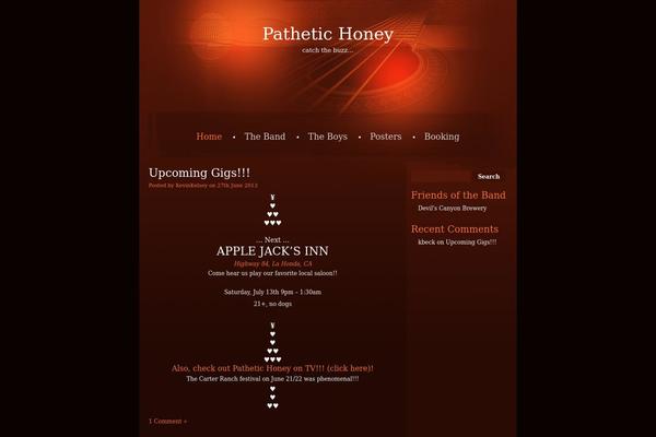 pathetichoney.com site used Grunge Music