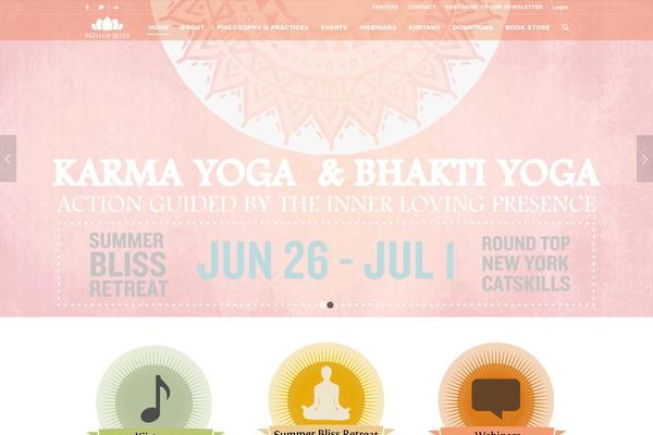 Enfold theme site design template sample