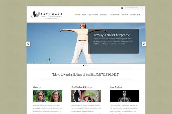 Chameleon theme site design template sample