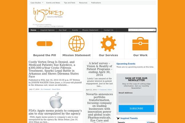 Site using Featured Item Slider plugin