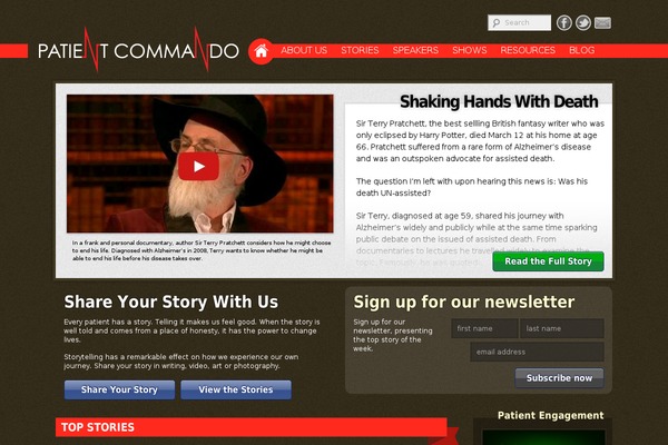 WordPress website example screenshot