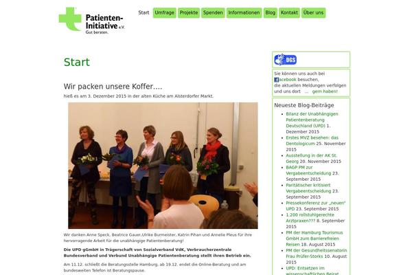 patienteninitiative_1.0 theme websites examples