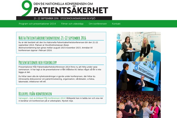 patientsakerhetskonferensen.se site used Musica