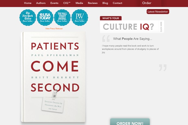 patientscomesecond.com site used Studio98