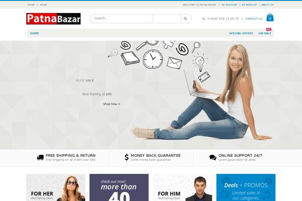 WordPress website example screenshot