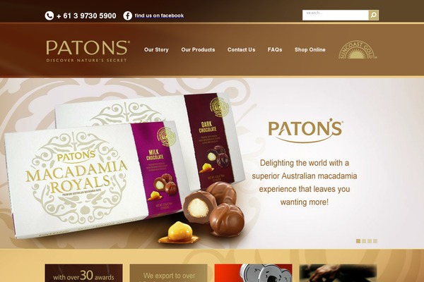 patons.com.au site used Patons