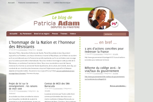 patricia-adam.fr site used Meta Morphosis