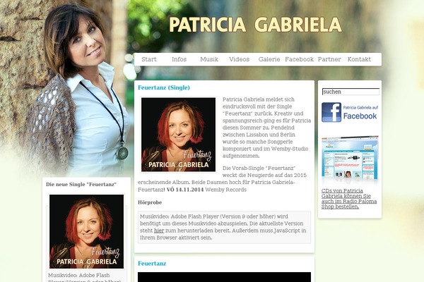 patricia-gabriela.de site used Pg_template