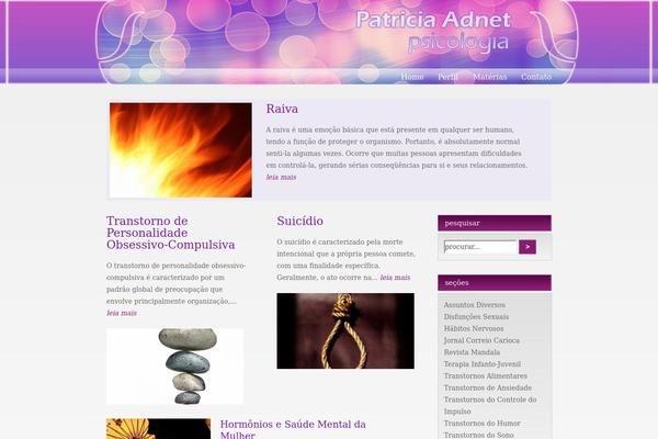 Patricia theme site design template sample