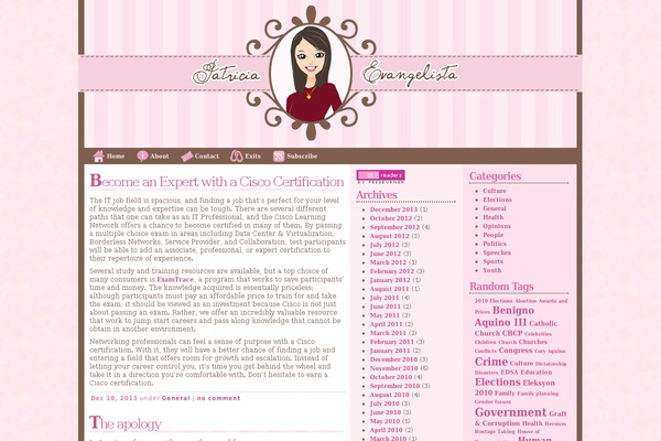 WordPress website example screenshot