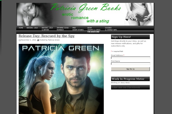 patriciagreenbooks.com site used Cordero-pro