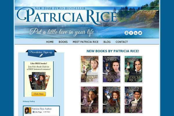 patriciarice.com site used Patriciaricebooks