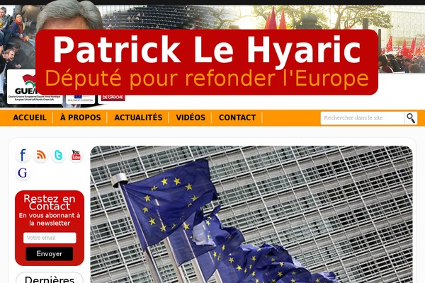 patrick-le-hyaric.eu site used Agence14bis
