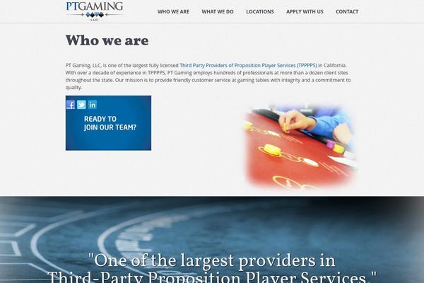 WordPress website example screenshot