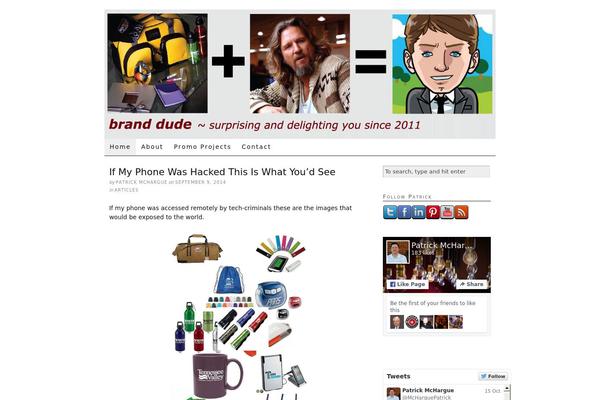 patrickmchargue.com site used Branddude