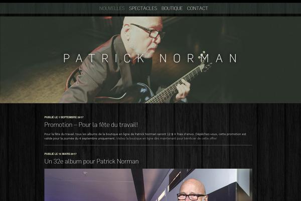 patricknorman.ca site used Patricknorman