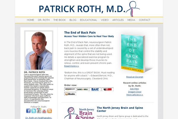 patrickrothmd.com site used Patrick-roth