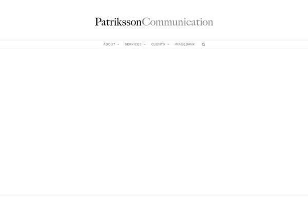 patrikssoncommunication.com site used Minimy-themes