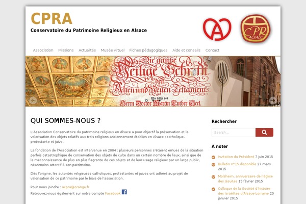 patrimoine-religieux-alsace.eu site used Patrimoine