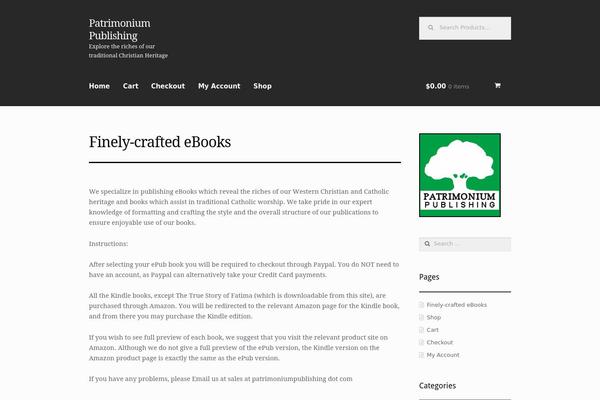 WordPress website example screenshot
