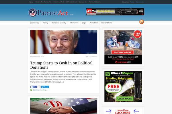 patriotact.com site used Fresh News