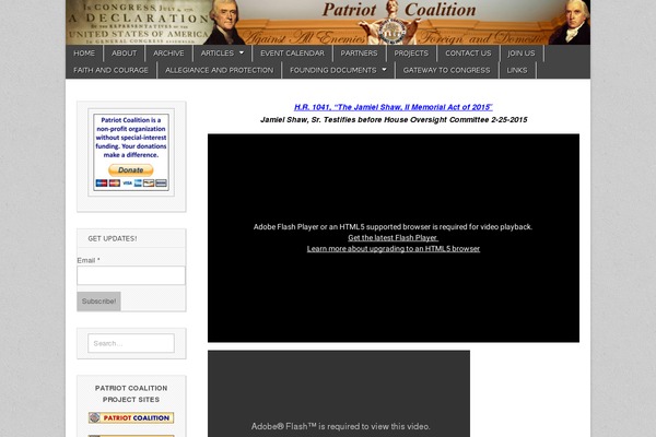 WordPress website example screenshot