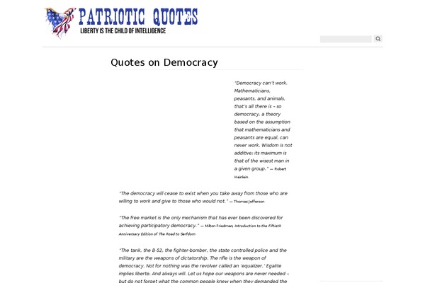patrioticquotes.org site used Oulipo