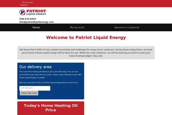 Patriot theme site design template sample
