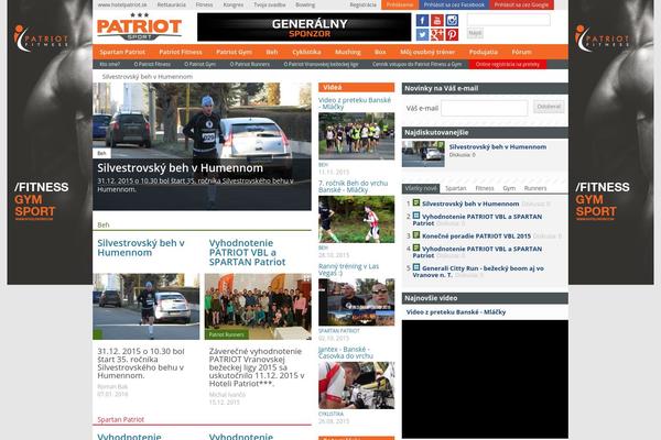 patriotsport.sk site used Patriotsportcss