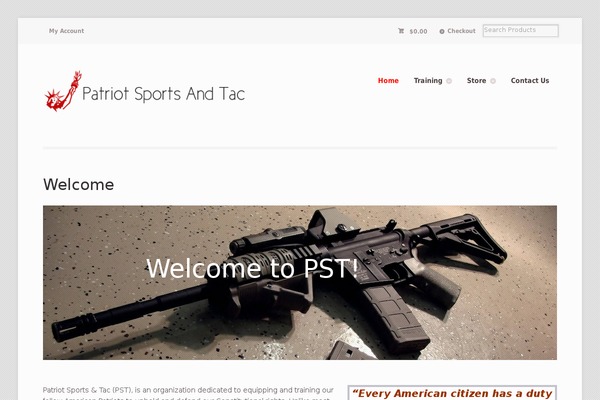 patriotsportsandtac.com site used Mystile-1