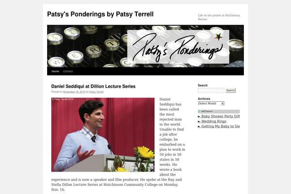 Twenty Ten theme site design template sample