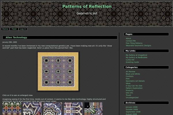 patternsofreflection.com site used Coyote-moon