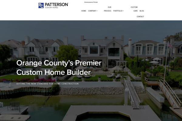 pattersoncustomhomes.com site used Patterson-custom-homes