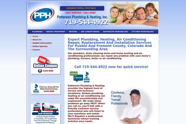 pattersonplumbing.com site used Patterson